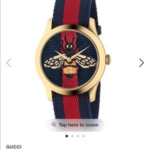Gucci Women's G-Timeless Watch Blue and Red